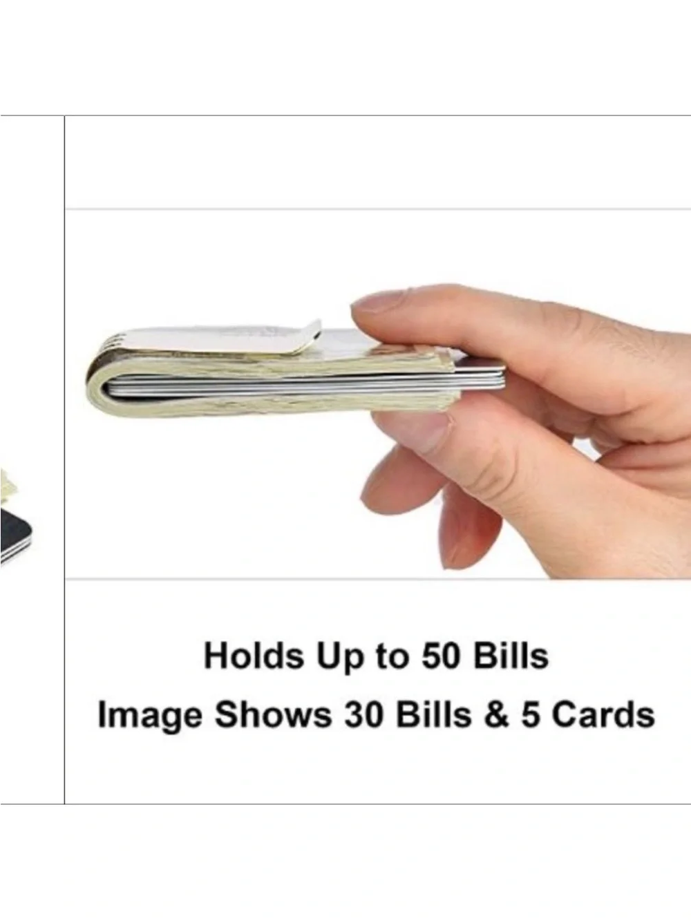 Money Clip Spring Steel Cash Clip New